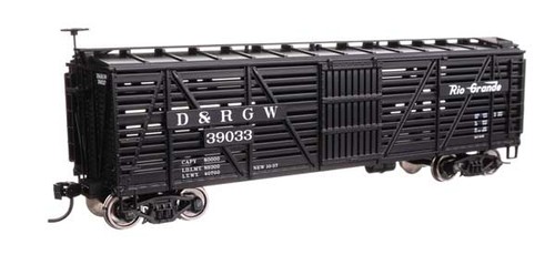 Walthers Mainline 910-41457 HO Maßstab 40' Holz Rollwagen RTR DRGW #39033 | Zustand: Neu