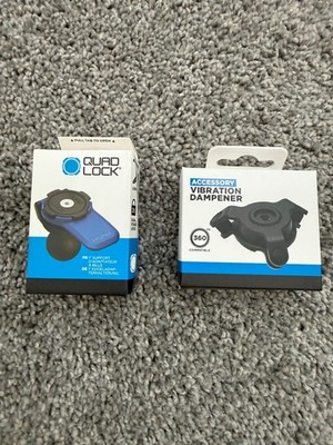 QUAD LOCK Phone Motorcycle Ball Mount + Vibration Dampener NEW