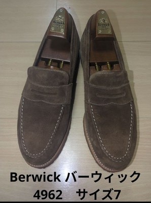 Berwick 4962 Kreppsohle Halbschuhe Herren 7,5 US Guter Zustand Hergestellt...