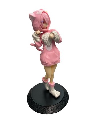 Ram from Re:Zero starting life in another world Cat girl in a pink pajama statue