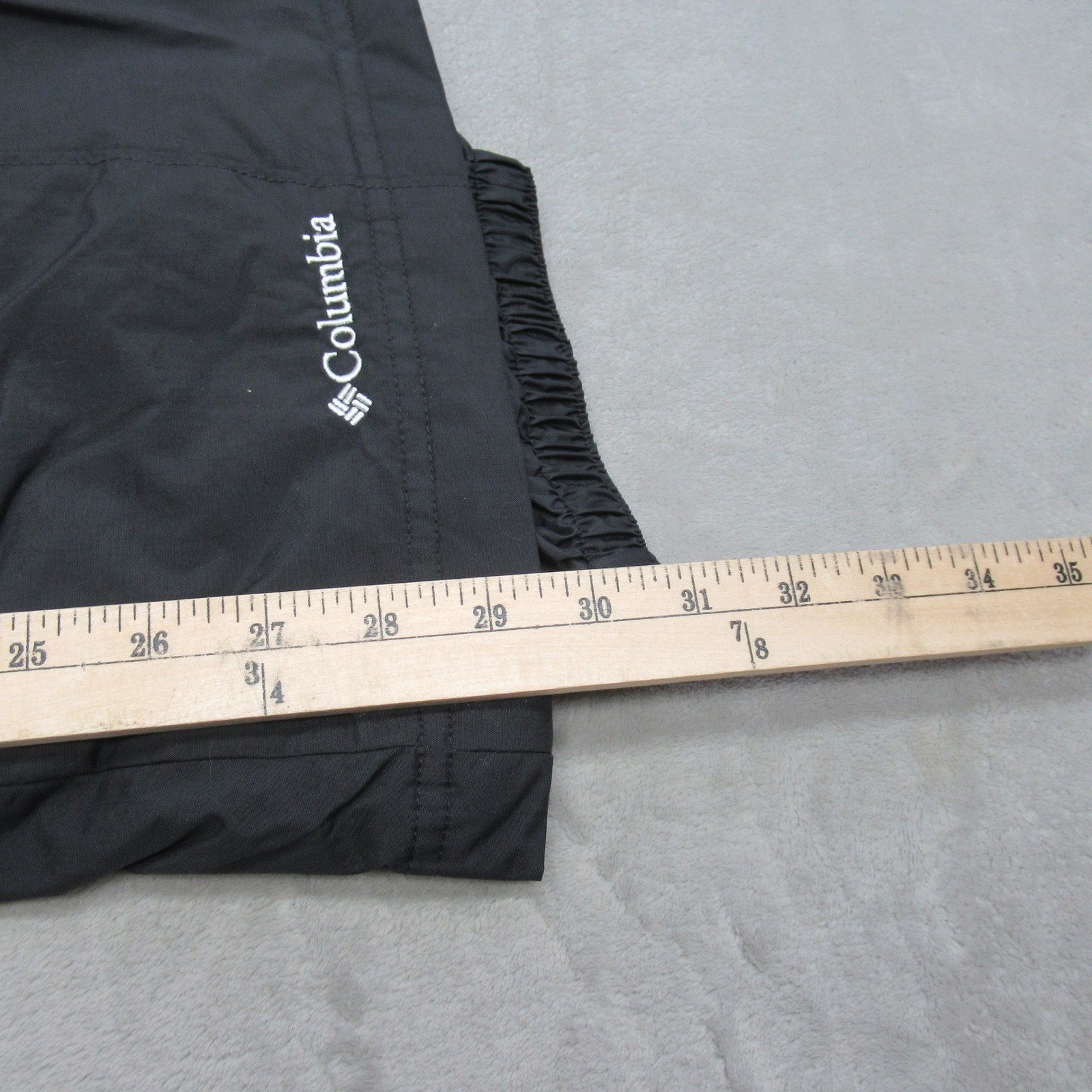 Columbia Snow Pants Women Medium BLK Waterproof Insulated Modern Mountain 33x29