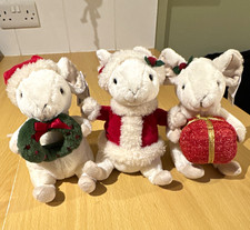 Jellycat Merry Mouse Christmas Soft Toys Set Wreath & Present With Tags