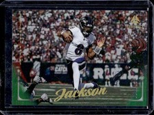 2025 Panini Luminance Lamar Jackson Green #/100 Ravens