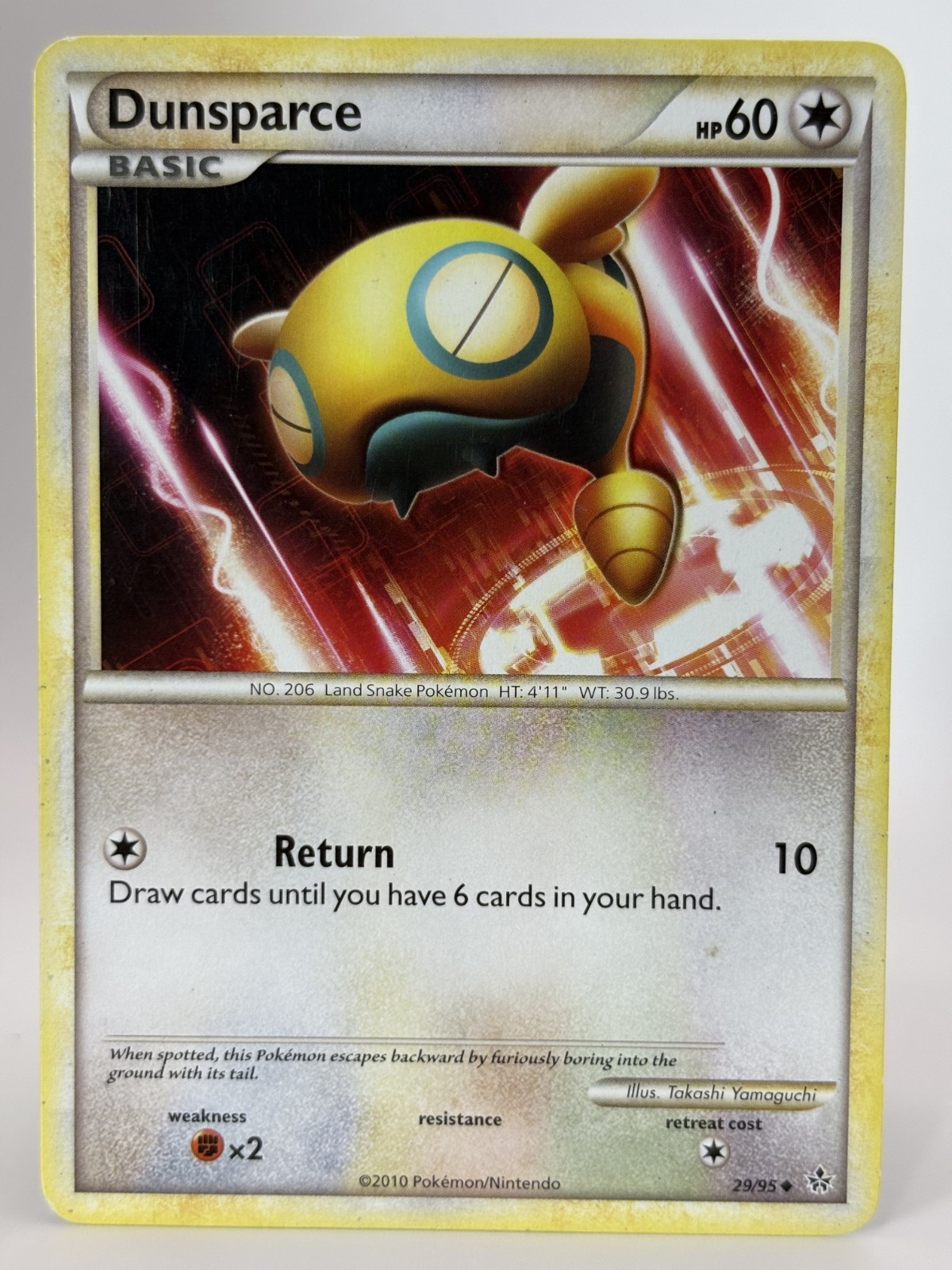 Pokemon - Dunsparce 29/95 - Unleashed (2010) Regular Uncommon - LP