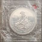 1982 USA - 1 oz .999 Fine Silver Engelhard - The American Prospector - Round 7