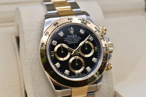 Rolex Daytona Stainless Steel & 18k Yellow Gold Black Diamond Dial 116503 2022 - Picture 3 of 12