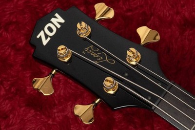 Electric Bass Guitar ZON Legacy Elite Koa Maple Neck Natural Japan
