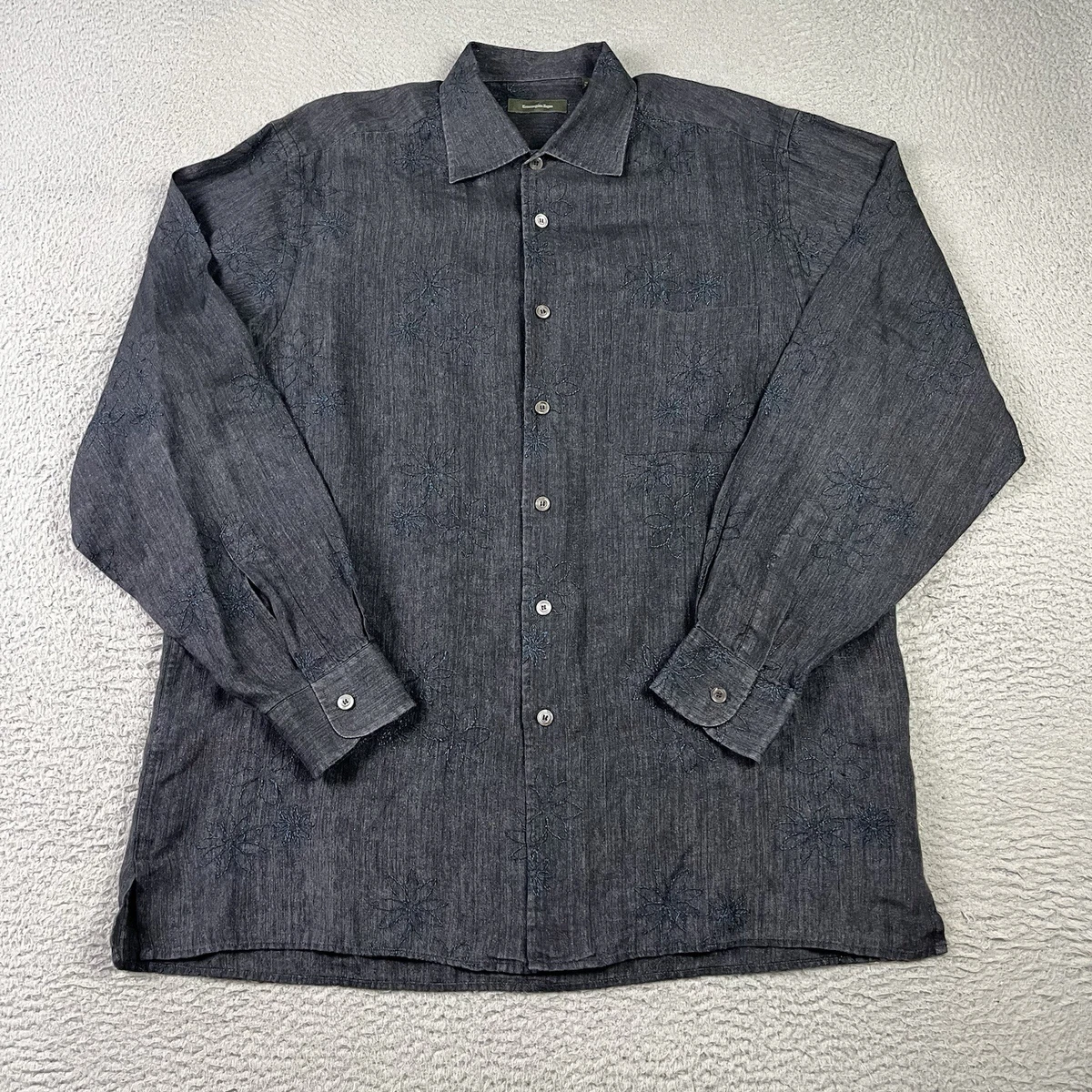 Ermenegildo Zegna Linen Casual Button-Down Shirts for Men for sale