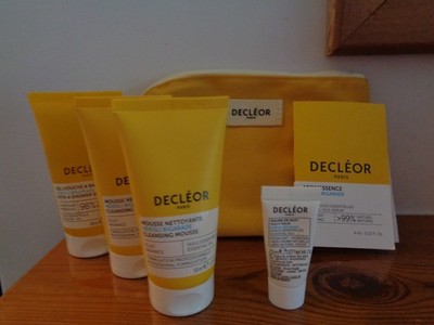 NEU DECLEOR SET - NEROLI BIGARADE - 2 REINIGUNGSMOUSSE, DUSCHE, NACHT + SERUM
