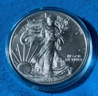 2015 American Eagle Authentic .999 Pure, Fine 1 oz. Silver Dollar