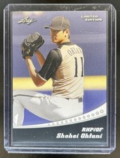 2018 Leaf Shohei Ohtani Limited Edition Rookie RC #LE-01 Angels