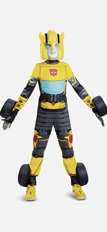 Детские трансформеры Bumblebee преобразования костюм Хэллоуин размер S/P 4-6 - Изображение 3 из 4