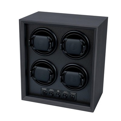 Mcbazel Watch Winder for 4 Automatic Watches, 5 Rotation Modes Watch Box Case wi