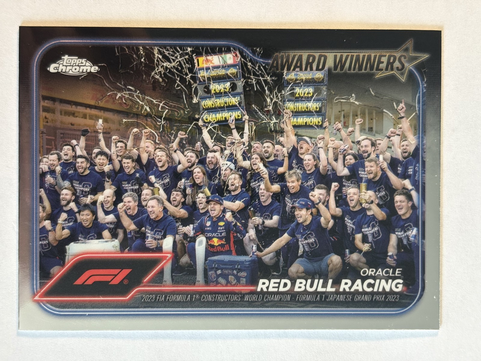 2024 Topps Chrome Formula 1 - F1 Award Winners Oracle Red Bull Racing #184