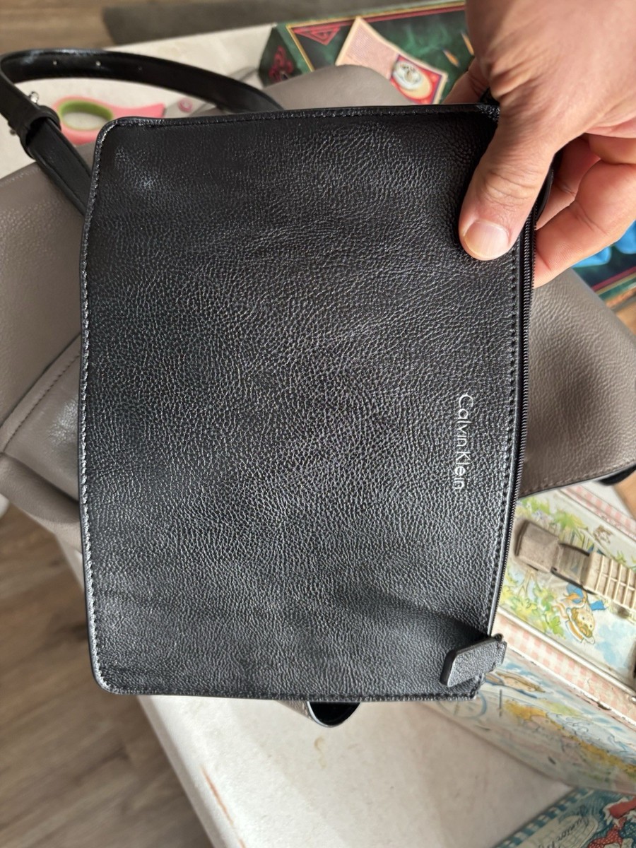 Calvin Klein Purse Gray Plus Black Wristlet View 6