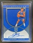 2018-19 Crown Royale Jalen Brunson Rookie Silhouettes Jersey RC Auto #45/199