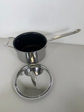 All-Clad D5 Stainless 4 Qt Nonstick Saucepan with Lid 5-Ply USA Made