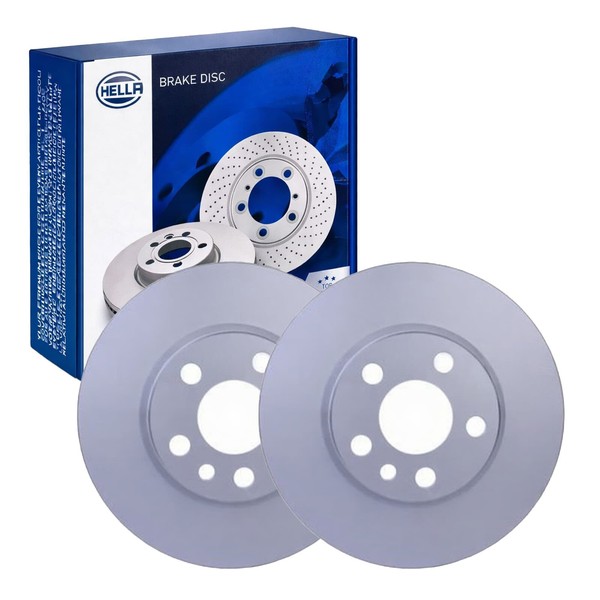 2X Hella Bremsscheiben 257Mm Vorne Passend FüR CitroËN Evasion Jumpy Fiat-image