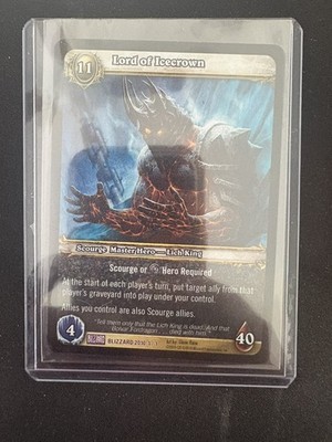 World Of Warcraft TCG Lord Of Icecrown Foil Rare Employee Exclusive Promo