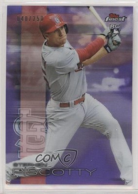 2016 Topps Finest Purple Refractor 40/250 Stephen Piscotty #97 Rookie RC 0jd0