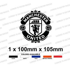 Manchester United Inspired Vinyl Decal Sticker Football Car Window Laptop