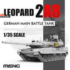 MENG Assembled Tank Model Kit TS-057 German Leopard 2A8 Main Battle Tank 1/35
