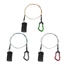 Freediving Lanyard Underwater Sports with Carabiner Hook Heavy Duty Cable
