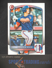 2025 Bowman Draft Malcolm Moore #BD-191 Texas Rangers