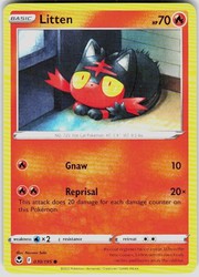 Litten 030/195 Silver Tempest Common