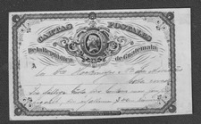 Carte papeterie GUATEMALA 1875, 1/4 Real, écrite 1878, sans TAD