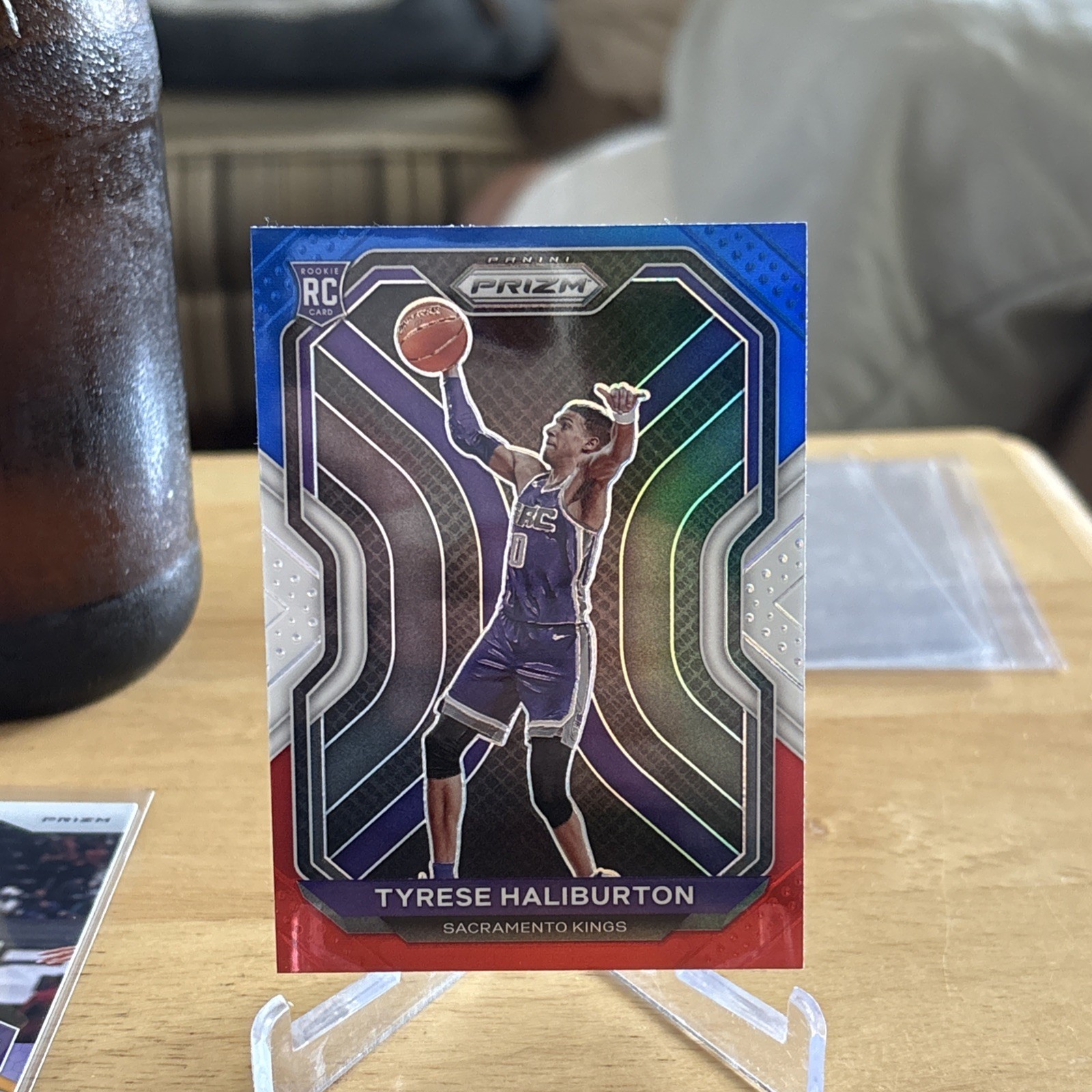 2020-21 Panini Prizm - Tyrese Haliburton #262 Red White & Blue Prizm (RC)