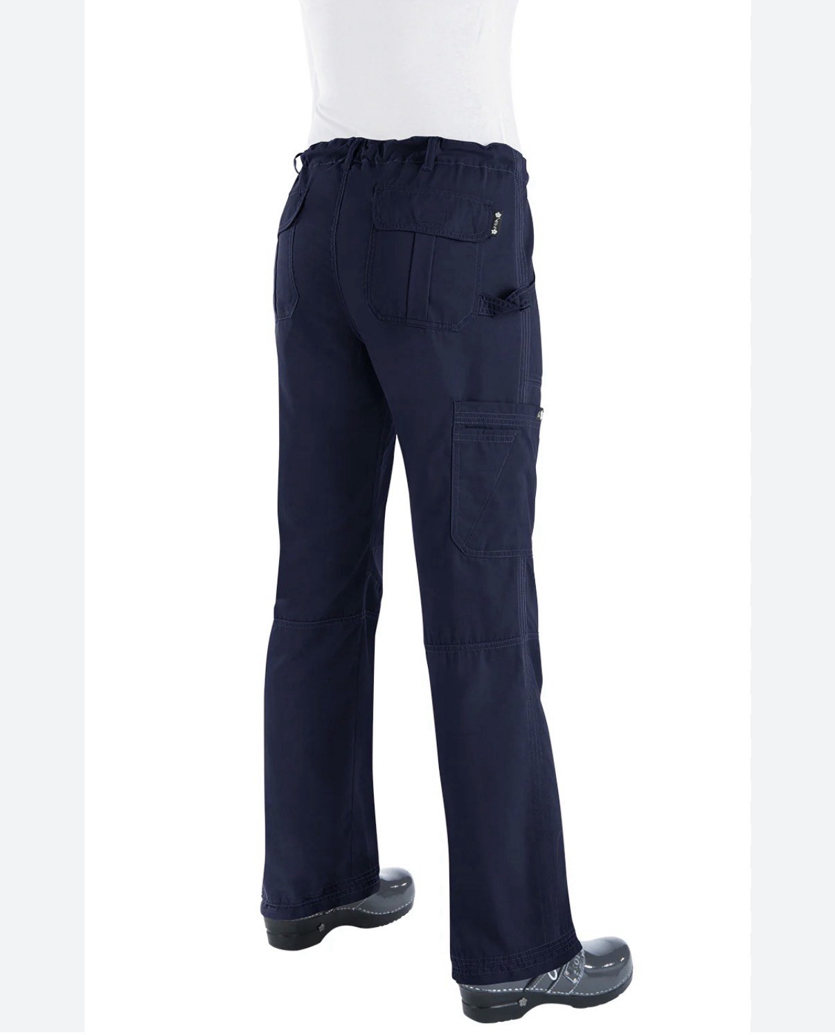 Koi Stretch S Petite NWOT Navy Classics Lindsey  Cargo Scrub