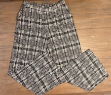 Women’s Mango White And Black Pants In A Size L