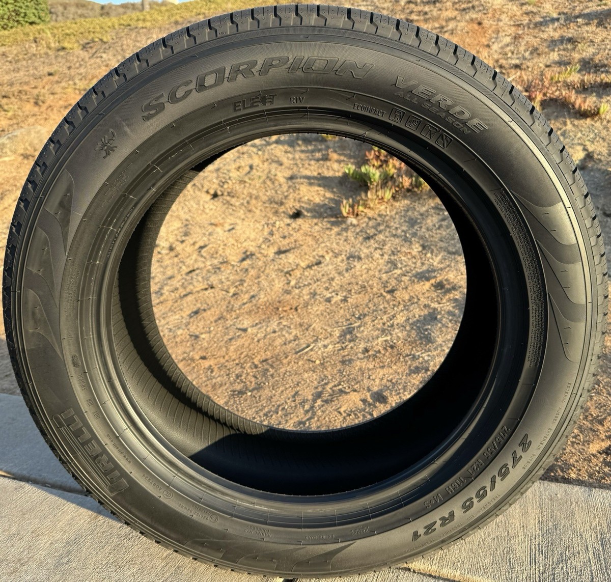 ONE BRAND NEW 275/55R21 116H Pirelli Scorpion Verde A/S All Season