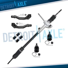 Steering Rack and Pinion Tie Rod Ball Joint Sway Bar for 1996 - 2000 Honda Civic