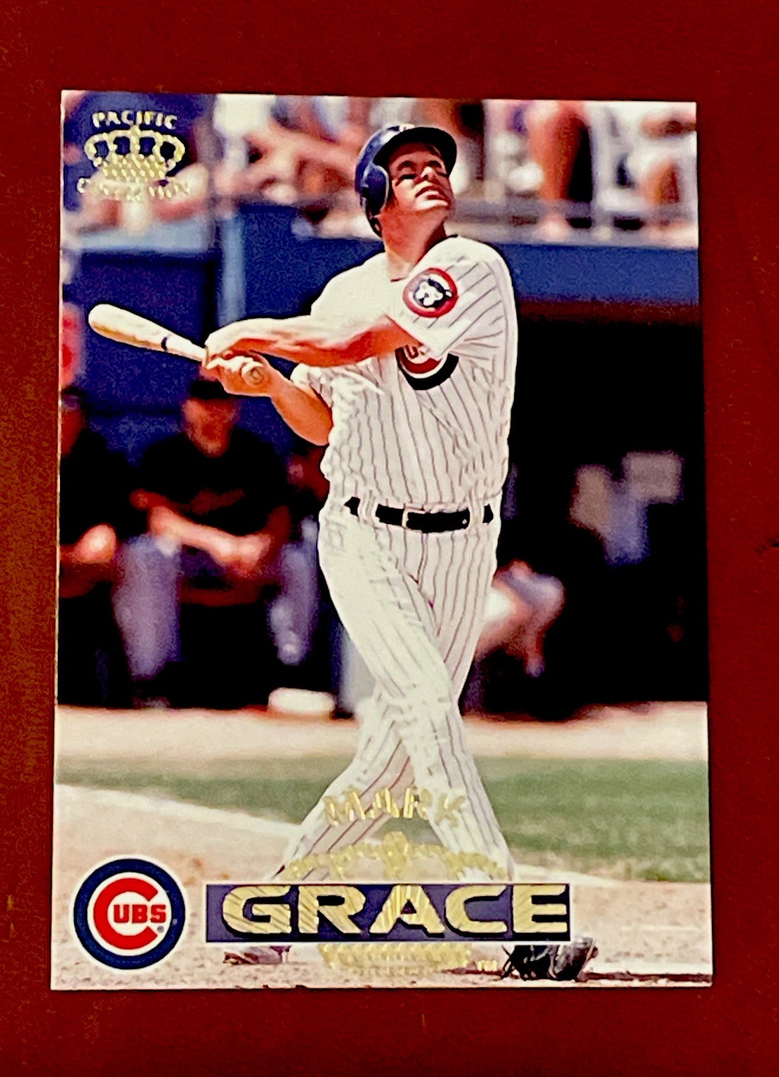 1996 Pacific Crown Collection Mark Grace #31 Chicago Cubs HOF Honors