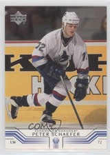 2001-02 Upper Deck Peter Schaefer #171 0a4