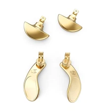 Gold DIY Stainless Back Rear Button Paddles Replacement For PS5 Edge Controller.