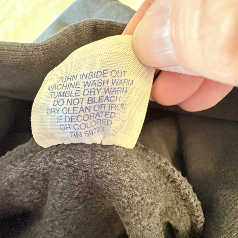 Sudadera con Capucha Vintage Chicago Bulls XL Negra Hecha en EE. UU. Años 90 Trench *defecto Foto 4 de 4