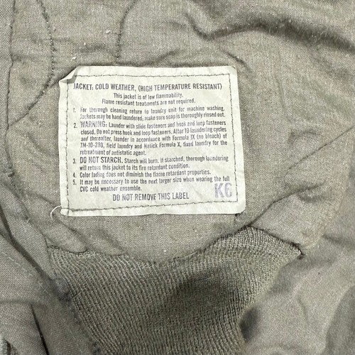Vintage US Army Aramid Coat CVC Combat Vehicle Coat Large - Picture 6 of 6