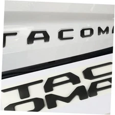 Tailgate Insert Letters Compatible with Tacoma Large(for 2024 2025) Matte black