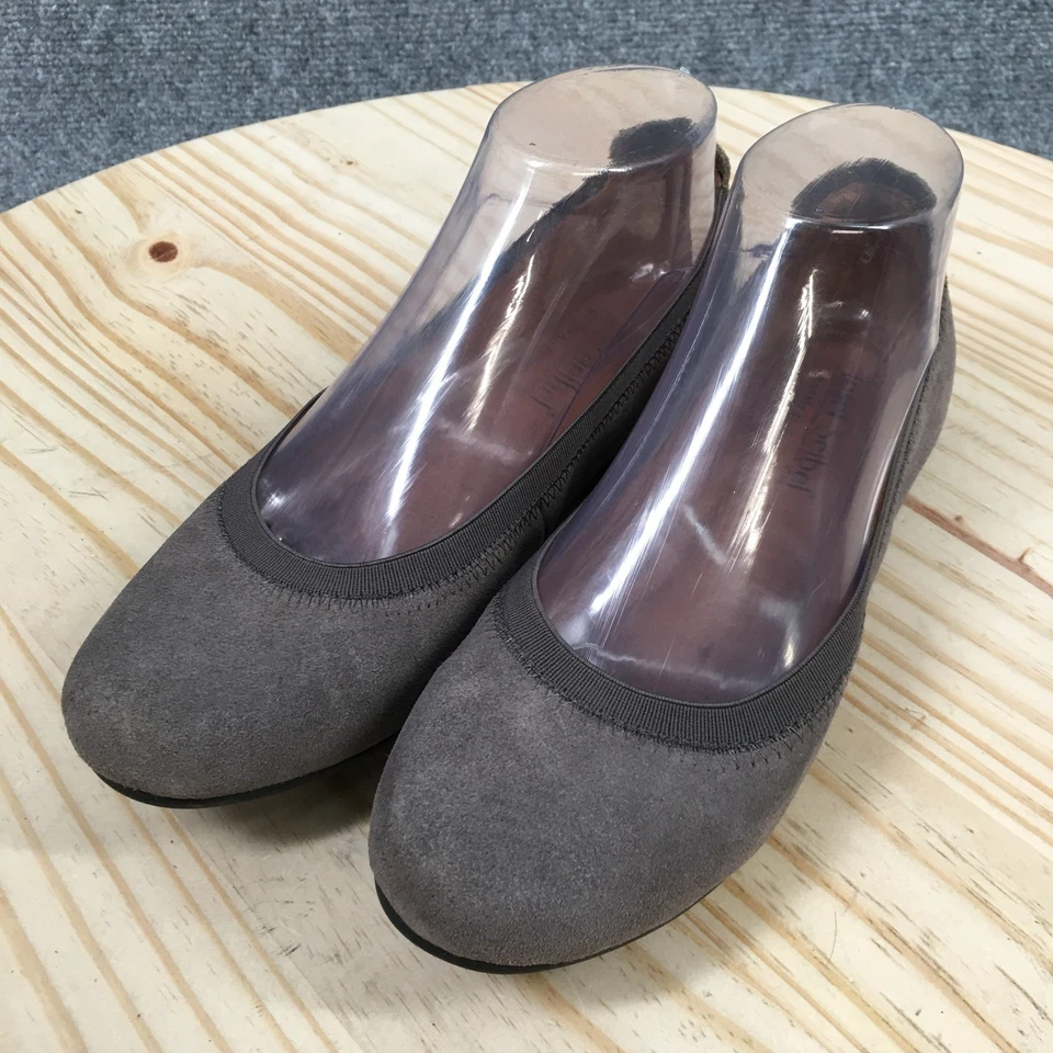 Josef Seibel Zapatos Mujer 37 Pippa Ballet Pisos Gris Gamuza Cómodos Sin Cordones Foto 3 de 4