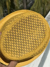 VINTAGE HAND PAINTED MIAMI FEDORA BOWLER HAT