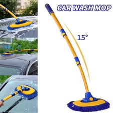 Adjustable Telescopic Car Wash Brush Mop Kit Long Handle Vehicle Cleaning Tool