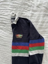 RUGBY UNION FIVE NATIONS CHAMPIONSHIP SHIRT JERSEY COTTON OXFORD 90s L