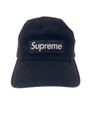 帽子 Supreme S Logo Loropiana wool cap Black SUPREME LORO PIANA CAPOLAVORO WOOL CAMP CAP SIZE : OSFA CONDITION