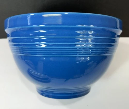 Vintage Fiesta 9.5" Mixing Nesting 3 QT Bowl Lapis Fiestaware Appears Unused