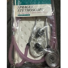 Sprague Stethoscope 5 in 1 Frosted Lilac scope Adult & Pediatric Diap Sides NWT