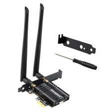 WiFi 6E PCIe WiFi Card for Desktop PC AX210, Up to 2400Mbps, Bluetooth 5.3,