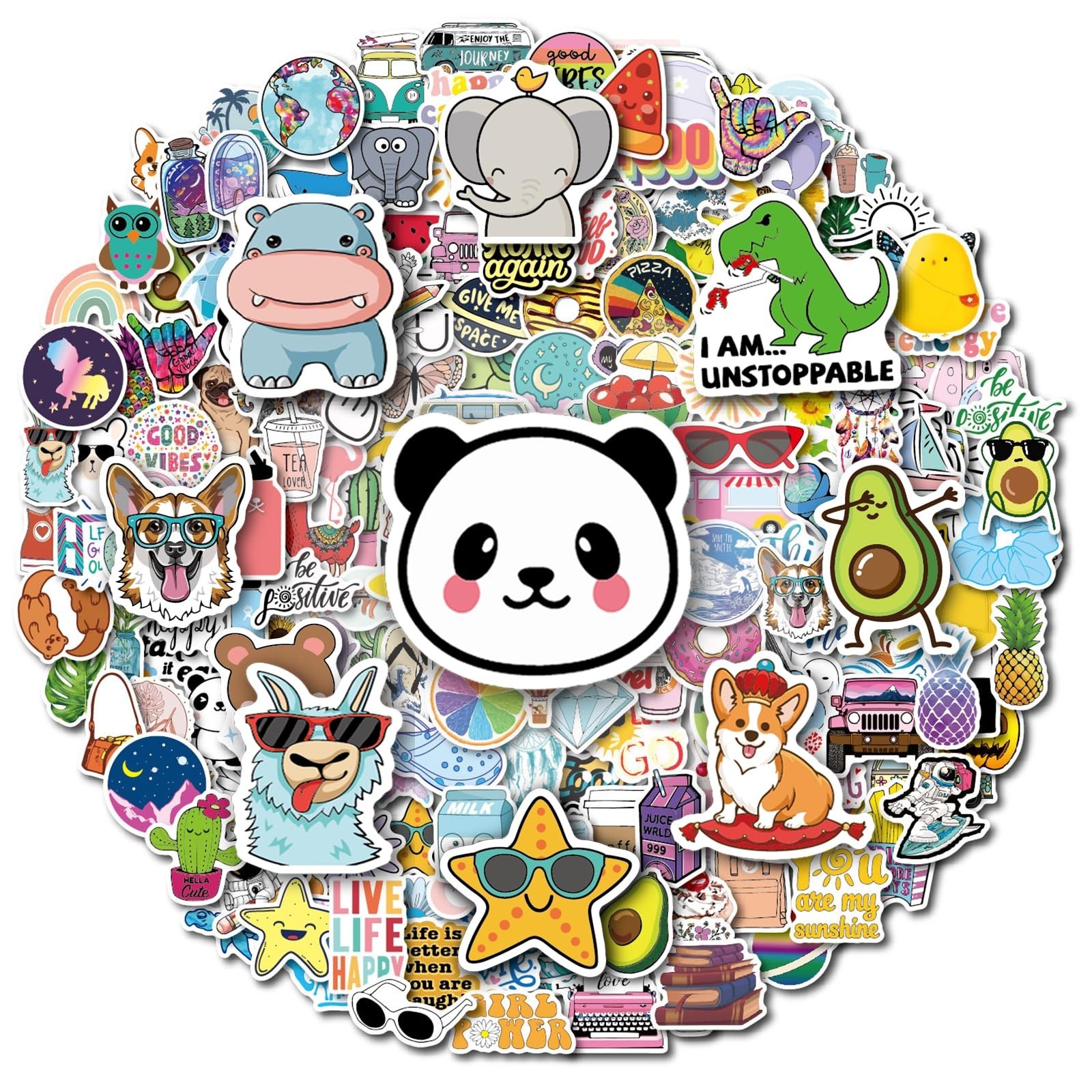 Stickers For Kids Teens, Waterproof Vinyl Stickers, Stick...